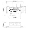ATTE APT-3-50 switch 3x GE, 1x PoE+ IN, 2x PoE+ OUT