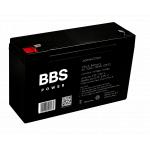 BBS Power AGM6V7.2AH akumulator AGM VRLA 6 V, 7.2 Ah