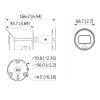 Dahua IPC-HFW2239S-SA-LED-0280B-S2 kamera IP 2Mpix 2.8mm 1080p