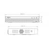 Dahua NVR4104HS-P-4KS2 (seria Lite) rejestrator IP, 4 kanały, 4x PoE, 3840x2160, obsługa analityki wizyjnej, 1x Sata III (maks. 6 TB)