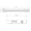 Dahua NVR5216-4KS2 (seria Pro) rejestrator IP, 16 kanałów, 4000x3000, obsługa analityki wizyjnej, alarm, 2x Sata III (maks. 20 TB)