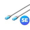 Digitus DK-1512-010 patchcord U/UTP kat. 5e, CCA, kolor szary, długość 1 m