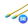 Digitus DK-1512-010/Ypatchcord U/UTP kat. 5e, CCA, kolor żółty, długość 1 m