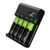 Green Cell GRSETGC01 VitalCharger ładowarka do akumulatorów AA/ AAA Ni-Mh, w zestawie 4 akumulatorki AA