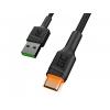 Green Cell KABGC04 Ray USB-A - microUSB Orange LED 120cm Ultra Charge QC3.0 fast charging
