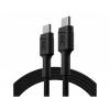 Green Cell KABGC30 kabel USB-C - USB-C 120cm, szybkie ładowanie Power Delivery (60W), Ultra Charge, QC 3.0