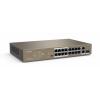 IP-COM F1118P-16-150W switch (przełącznik) 16x FE, 1x GE, 1x Combo (GE / SFP), 16x PoE OUT (802.3af/at) 130 W