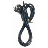 Kabel zasilający z wtyczką Uni Schuko, 1,8 metra, 3 żyły, kolor czarny