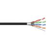 Maxcable kabel UTP kat. 6, miedziany, kolor czarny, zewnętrzny, 305m