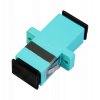 Opton adapter SC/UPC MM Simplex, kolor turkusowy