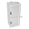 Opton szafa zewnętrzna kanalizacyjna SK1, Rack 19" 30U, 61/186/61