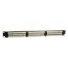 Patchpanel, 24 porty UTP kat. 6A, standard Rack 19", wysokość 1U, złącza krone