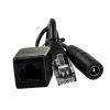 PoE injector - kabelek czarny (gniazdo 2.5 / 5.5 mm)