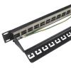 Solarix SX24M-0-STP-BK-UNI patch panel 1U 24x RJ45 uniwersalny czarny