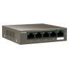 Tenda TEF1105P-4-63W switch (przełącznik) 5x fast Ethernet, 4x PoE OUT (802.3af/at)