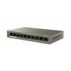 Tenda TEF1110P-8-63W switch (przełącznik) 8x FE, 2x GE, 8x PoE (802.3af/at)