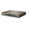 Tenda TEF1126P-24-250W switch 24x FE, 1x GE, 1x SFP, 24x PoE OUT (802.3af/at)