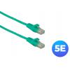 UltraLAN patch cord U/UTP kat. 5e 0,25m zielony, miedziany