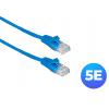 UltraLAN patch cord U/UTP kat. 5e 0,5m niebieski, miedziany