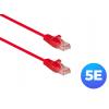UltraLAN patch cord U/UTP kat. 5e 0,5m czerwony, miedziany